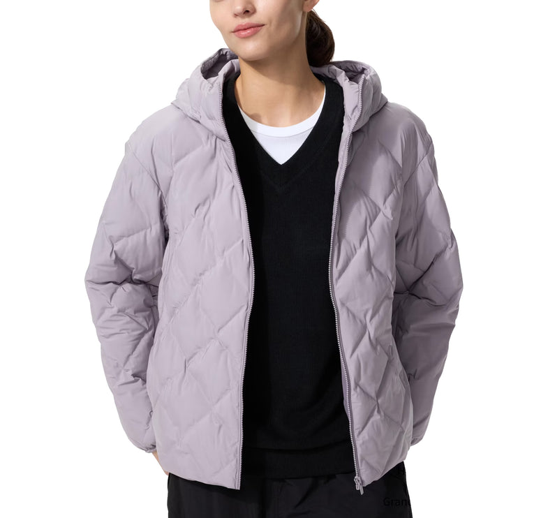 Uniqlo Women's PUFFTECH Parka 71 Purple