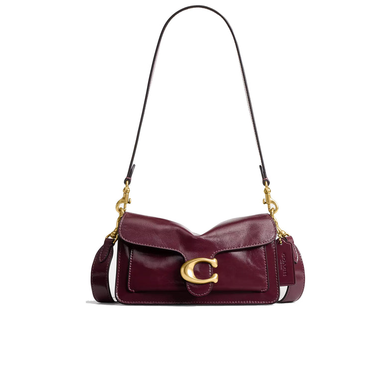 Coach Women's Tabby Shoulder Bag Brass/Dark Cherry