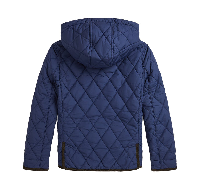 Polo Ralph Lauren Boy's Hooded Barn Jacket Newport Navy