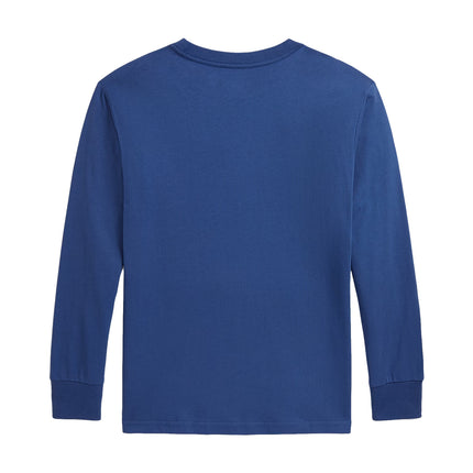 Polo Ralph Lauren Boy's Cotton Jersey Long-Sleeve Tee Dusty Azure