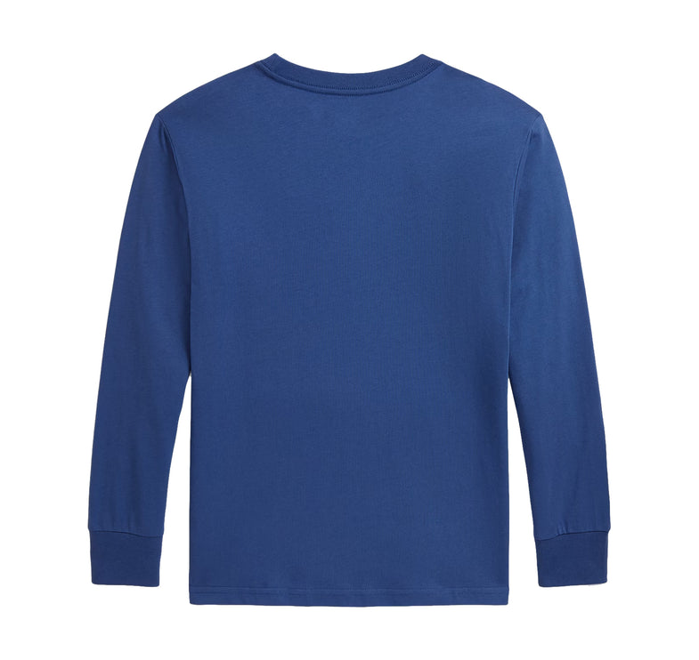 Polo Ralph Lauren Boy's Cotton Jersey Long-Sleeve Tee Dusty Azure