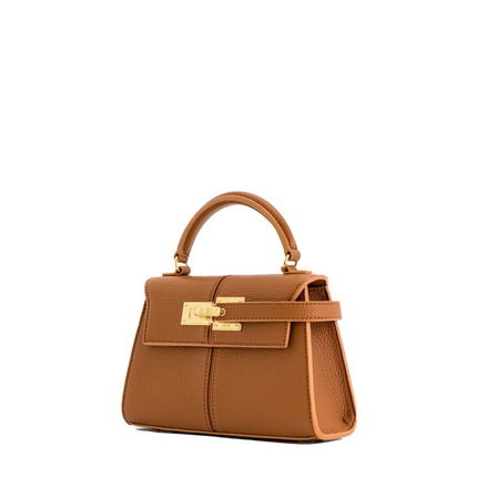 JW PEI Women's Elise Top Handle Bag Brown/Gold