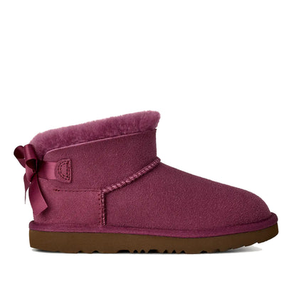 UGG Big Kids' Ultra Mini Bailey Bow Dark Winterberry