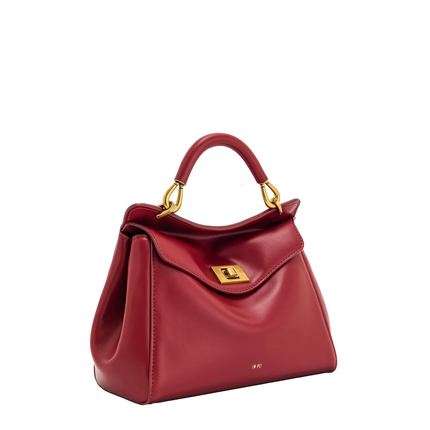 JW PEI Women's Lucia Classic Top Handbag Claret/Gold