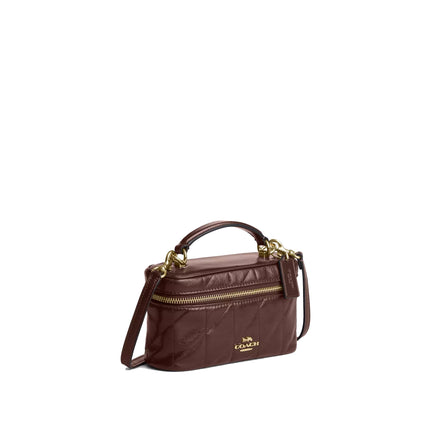 Coach Women's Rainer Crossbody Bag 18 With Quilting Gold/Maple
