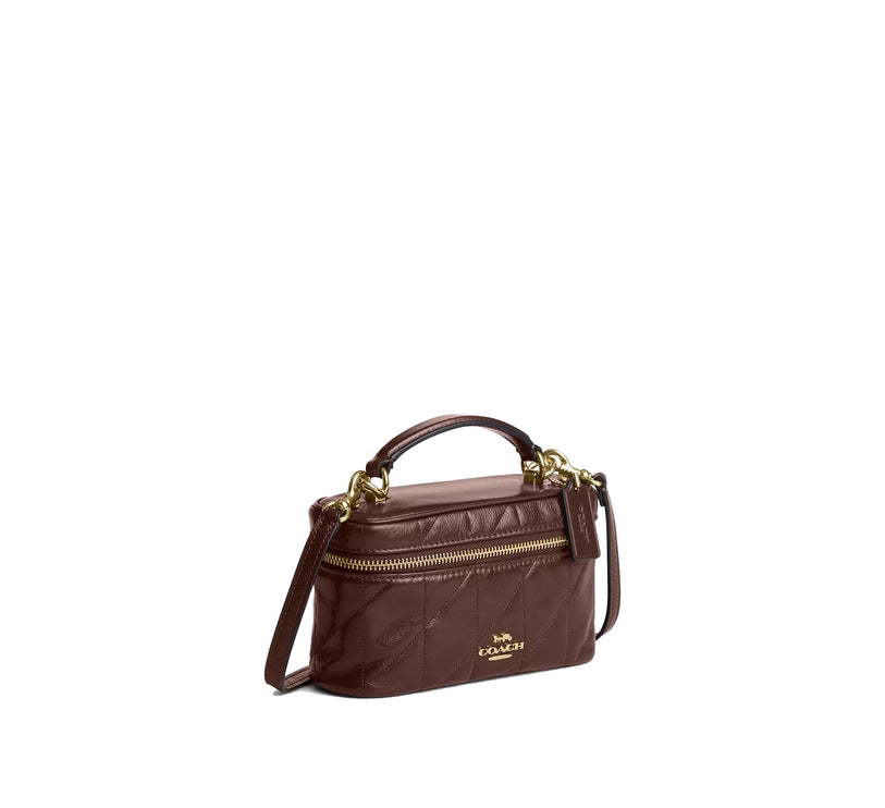 Coach Women's Rainer Crossbody Bag 18 With Quilting Gold/Maple