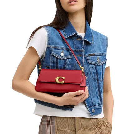 Coach Women's Jet Shoulder Bag Brass/Poppy