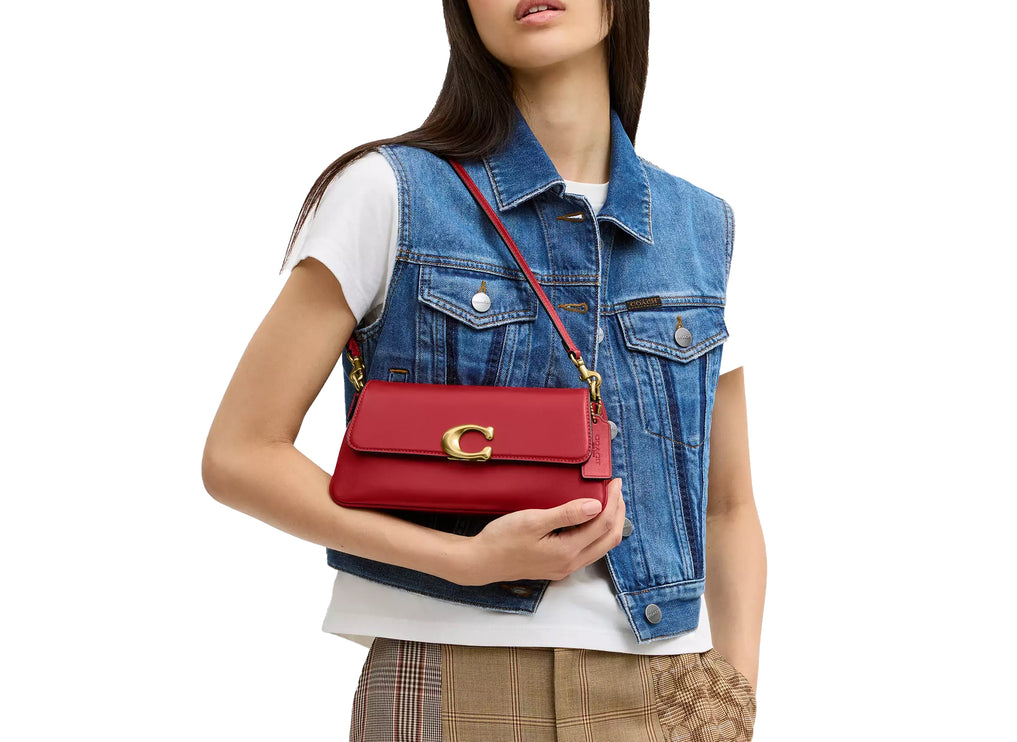 Coach Women's Jet Shoulder Bag Brass/Poppy