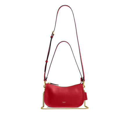 Coach Women's Waverly Bag Brass/Scarlet