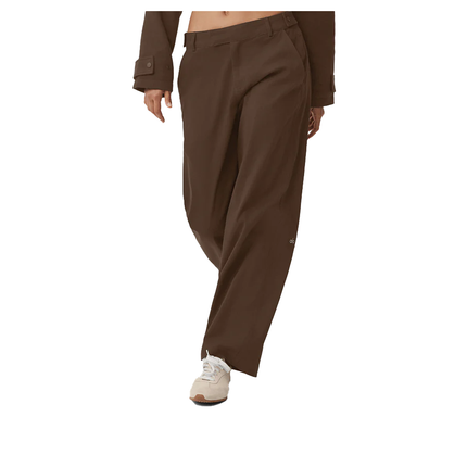 alo Women's High Road Straight Leg Pant Espresso