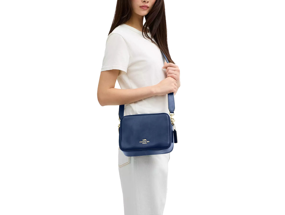 Coach Women's Carey Crossbody Bag Gold/Deep Blue