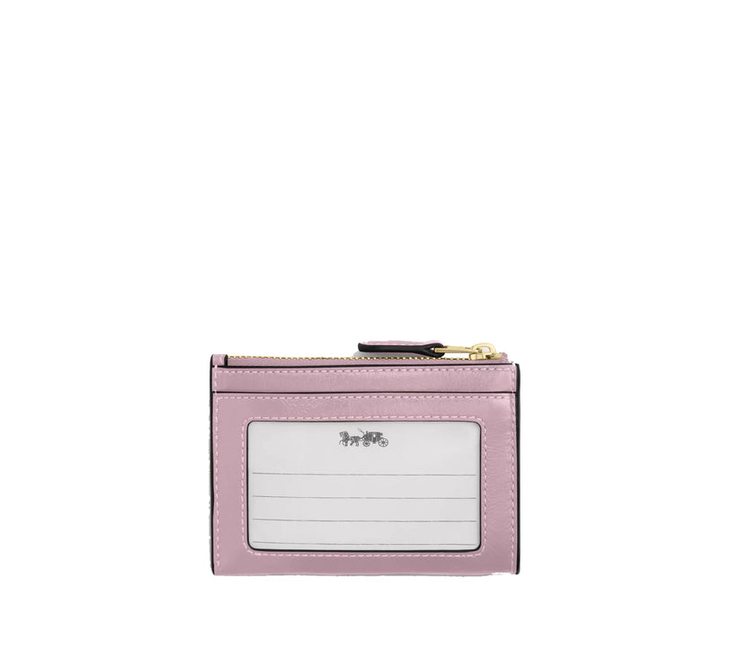 Coach Women's  Mini Skinny ID Case Gold/Carnation