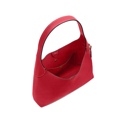 Coach Women's Brooklyn Shoulder Bag 34 Brass/Scarlet