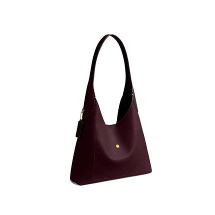 Coach Women's Brooklyn Shoulder Bag 28 Brass/Merlot