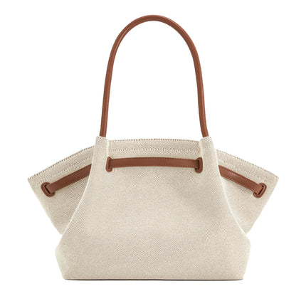 JW PEI Women's Hana Large Tote Bag - Brown Canvas