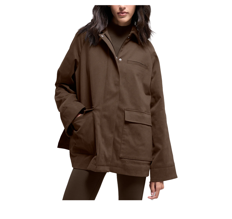 alo Women's Twill Barn Jacket Espresso