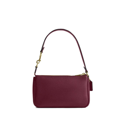 Coach Women's Nolita 19 Gold/Dark Cherry