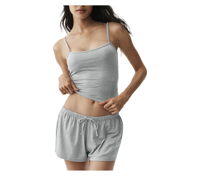 alo Women's Alosoft Finesse Cami Tank Vintage Athletic Heather