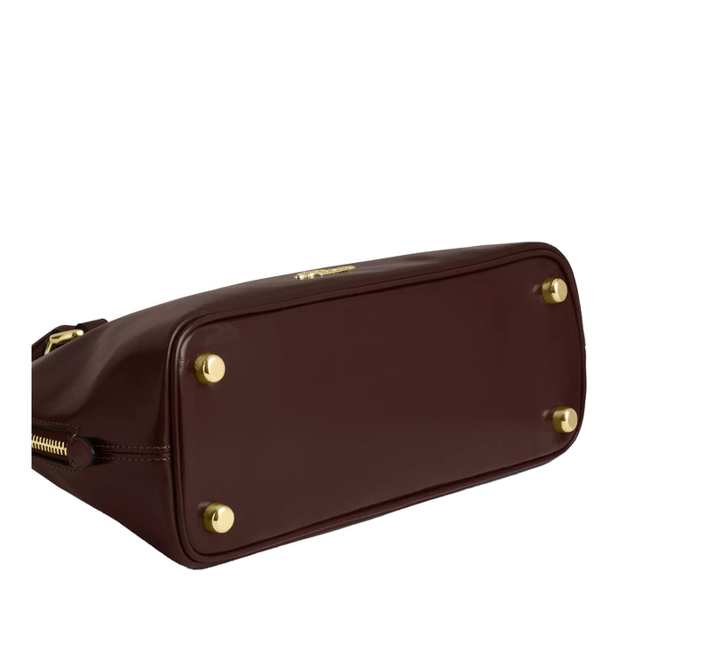 Coach Women's Lara Satchel Bag Gold/Maple