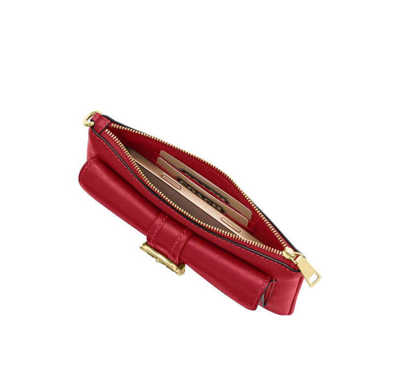 Coach Women's Ashton Wristlet Gold/Poppy