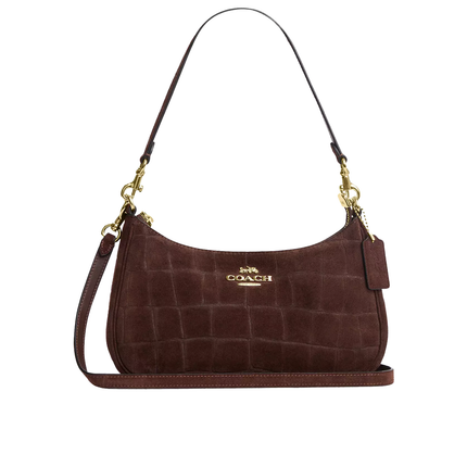 Coach Women's Soft Teri Shoulder Bag Gold/Maple