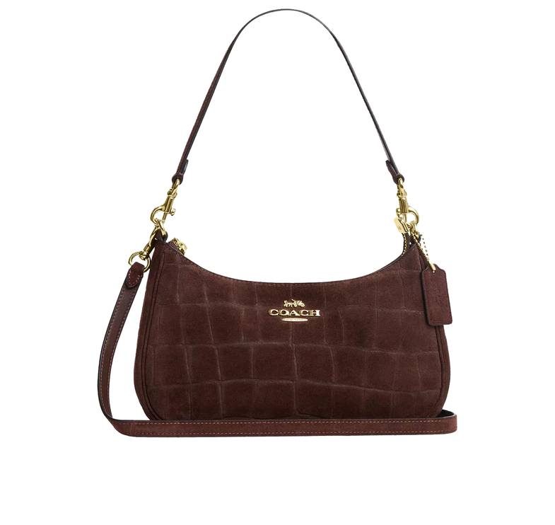 Coach Women's Soft Teri Shoulder Bag Gold/Maple