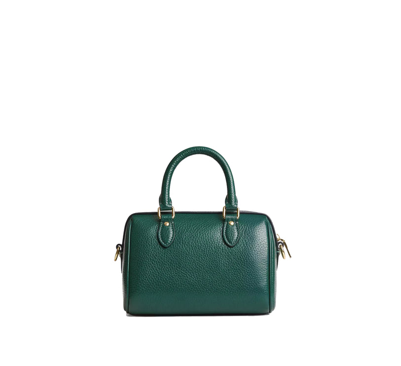 Coach Women's Mini Rowan Crossbody Bag Gold/Emerald