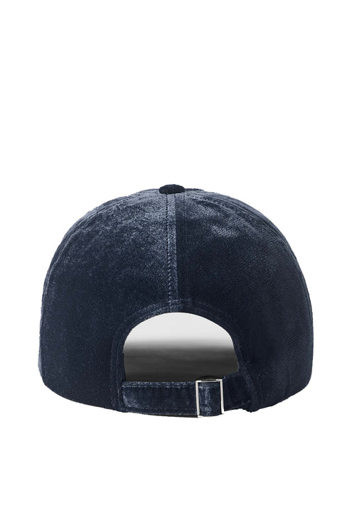 alo Unisex Velvet Off-Duty Cap Navy