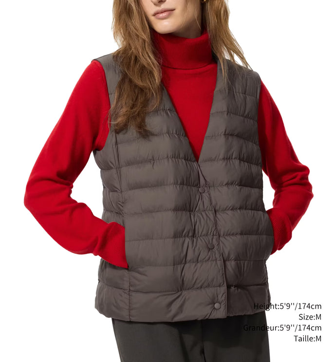 Uniqlo Women's Pufftech Compact Vest 01 Off White