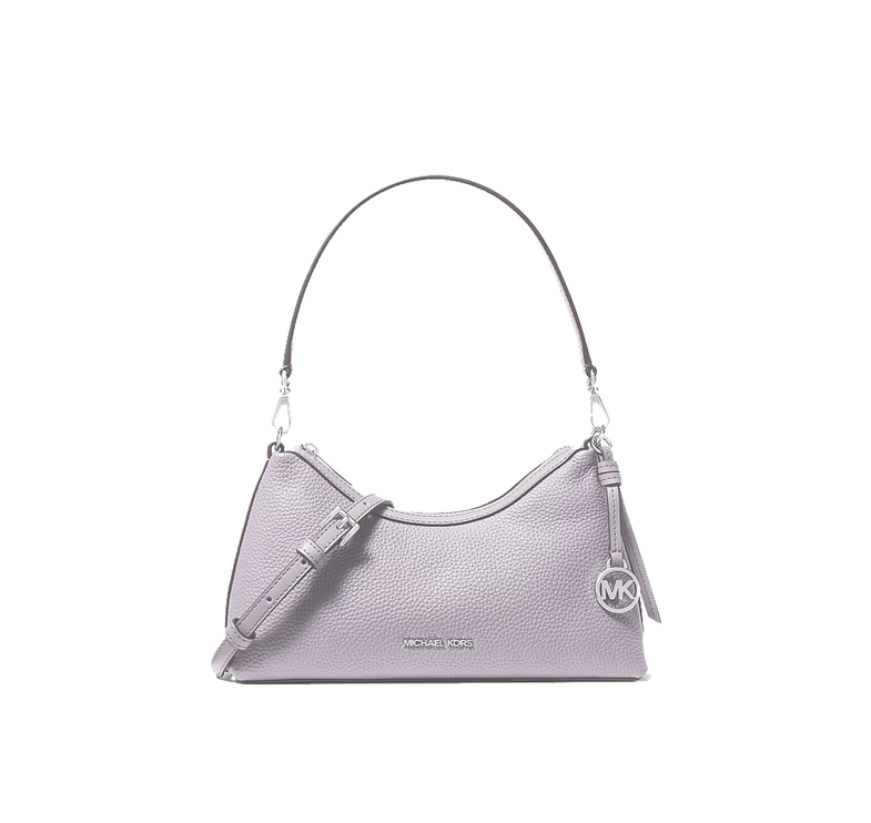 Michael Kors Women's Sammy Small Pebbled Leather Convertible Crossbody Bag Lilac