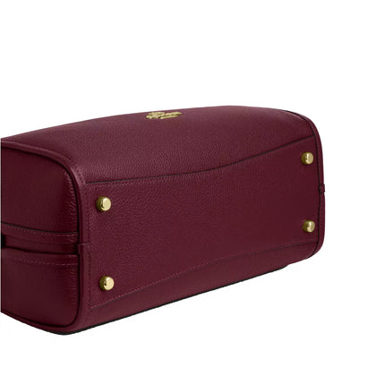 Coach Women's Erin Shoulder Bag Gold/Dark Cherry