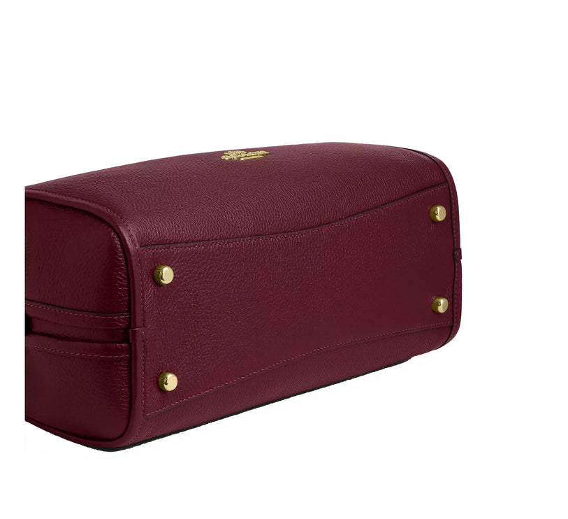 Coach Women's Erin Shoulder Bag Gold/Dark Cherry