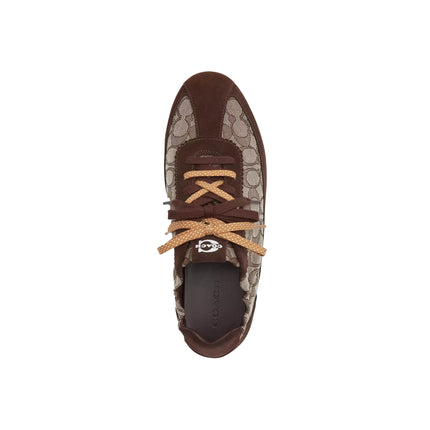 Coach Men's Soft Sneaker In Signature Jacquard Maple/Oak