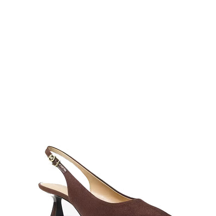 Michael Kors Women's Amali Microsuede Pump Nutmeg