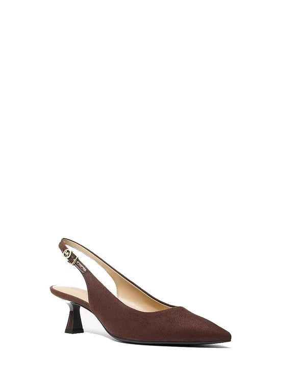 Michael Kors Women's Amali Microsuede Pump Nutmeg