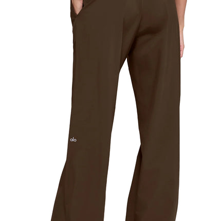 alo Women's Suit Up Trouser (Long) Espresso