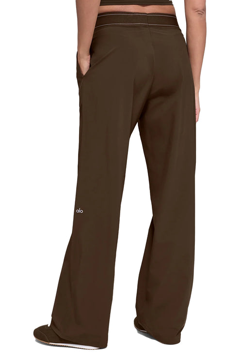 alo Women's Suit Up Trouser (Long) Espresso