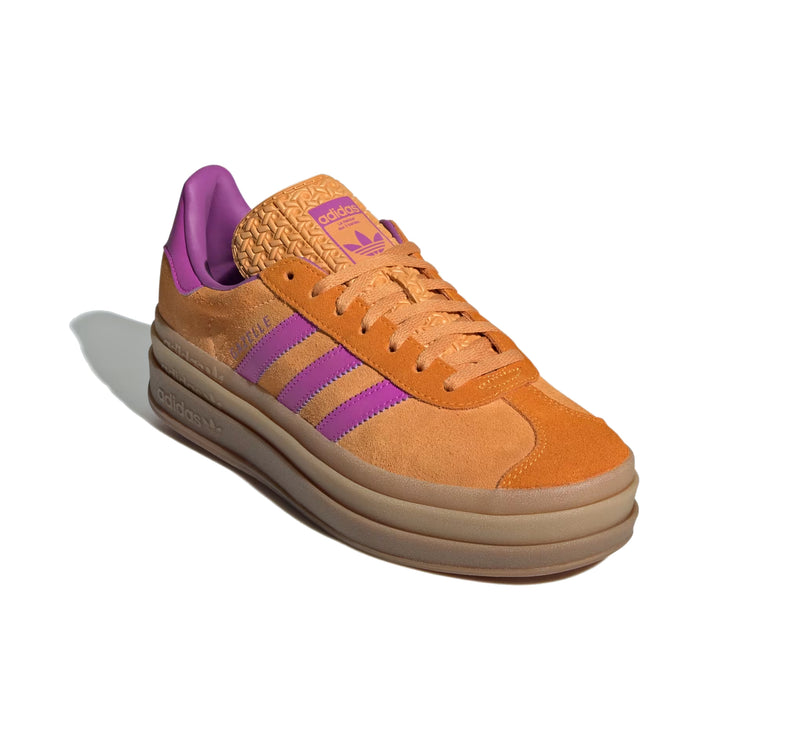 Adidas Women's Gazelle Bold Flash Orange/Purple Burst/Crew Orange JS3895