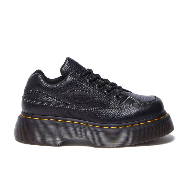 Dr. Martens Women's Buzz 5 Eye Milled Nappa Leather Shoes Black