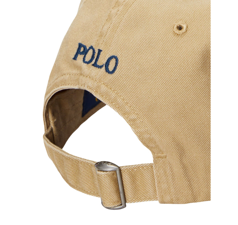 Polo Ralph Lauren Unisex The Iconic Cotton Chino Ball Cap Tan/Newport Navy
