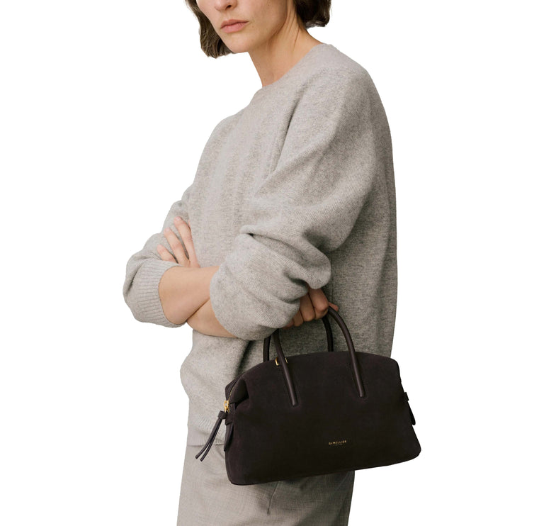 DeMellier London Women's The Small Stockholm Dark Chocolate Suede