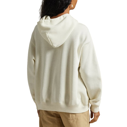 Polo Ralph Lauren Women's Polo Bear Fleece Hoodie Parchment Cream