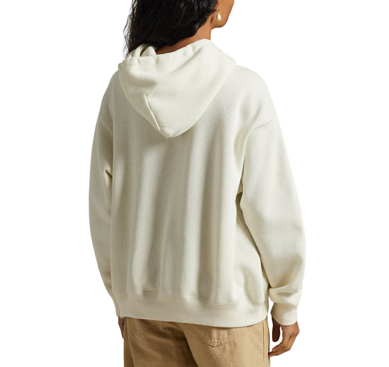 Polo Ralph Lauren Women's Polo Bear Fleece Hoodie Parchment Cream