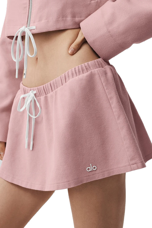 alo Women's Low-Rise Fan Favorite Micro Skirt Vintage Pink