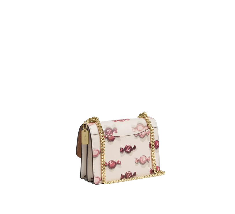 Coach Women's Mini Klare Crossbody Bag With Candy Print Gold/Chalk