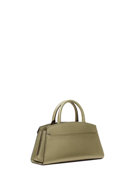 Michael Kors Women's Greta Small Leather Convertible Crossbody Bag Oregano