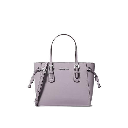 Michael Kors Women's Voyager Extra-Small Pebbled Leather Convertible Crossbody Bag Lilac