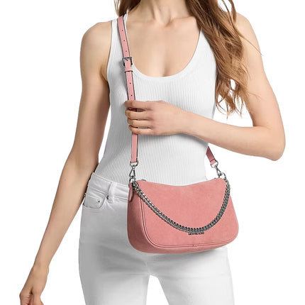 Michael Kors Women's Carmela Medium Convertible Pochette Sunset Rose