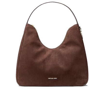 Michael Kors Women's Nayla Medium Fringed Hobo Shoulder Bag Nutmeg