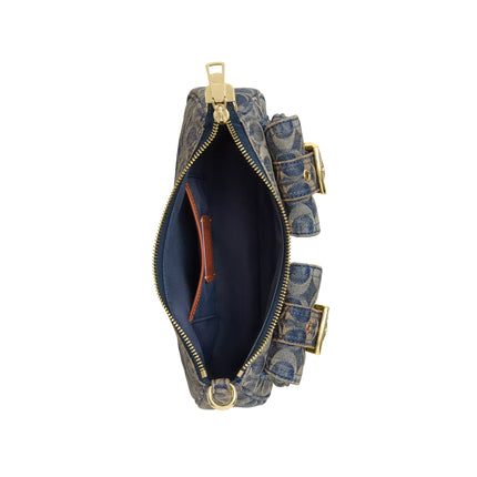 Coach Women's Ashton Bag In Signature Regenerative Cotton Denim Gold/Denim